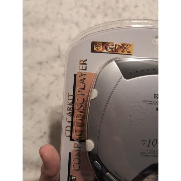 GPX Portable Cd Compact Disc Player C3916 Car Kit NEW SEALED vintage - Picture 3 of 11